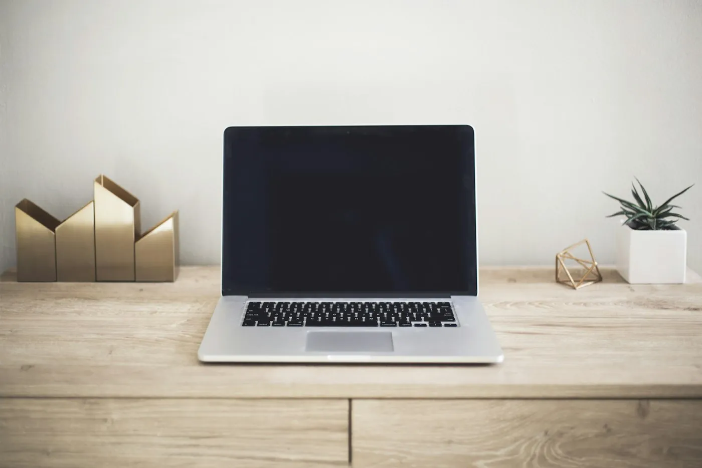 Apple MacBook laptop on a desk